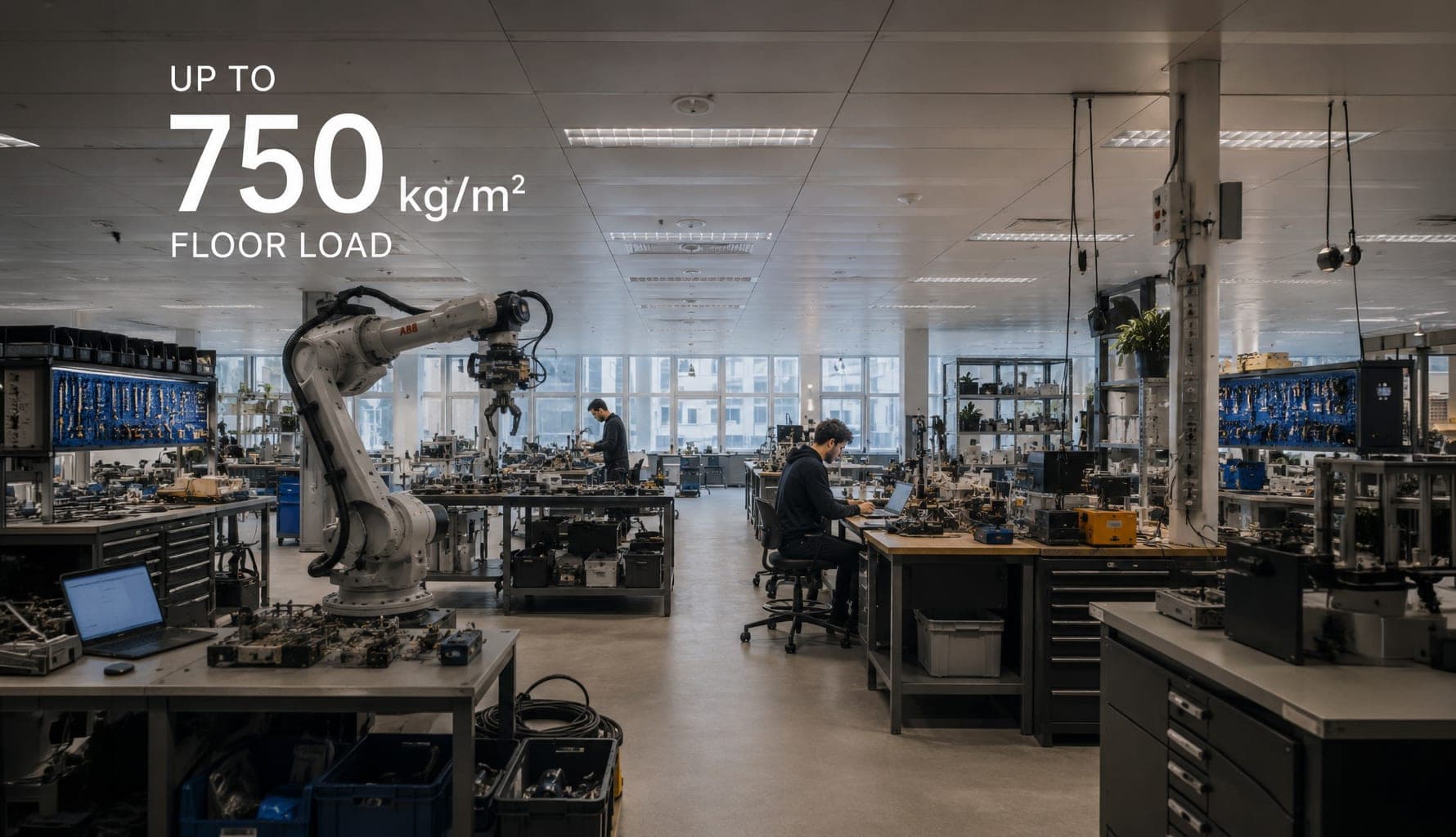 Heavy Floor Load: The Hidden Requirement Every Robotics Company Should Consider Before Choosing Office Space
